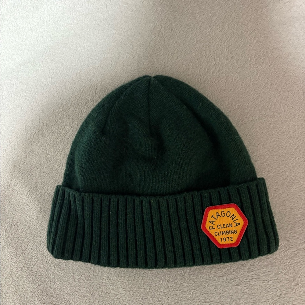 Patagonia Dark Green Knit Hat